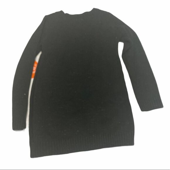 Wonder Nation Sweater Dress Pockets Black Large - Picture 9 of 10